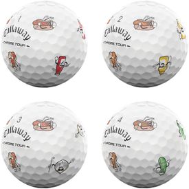 Chrome Tour Hot Dog TruVis Golf Balls - 2026 Model