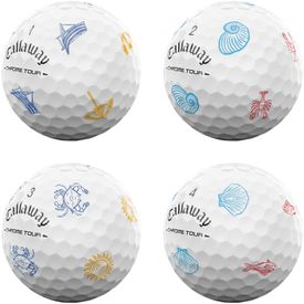 Chrome Tour Coastal Summer TruVis Golf Balls