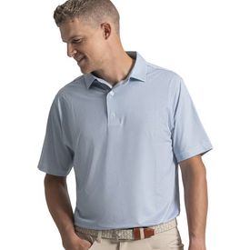 Wave Print Lisle Polo