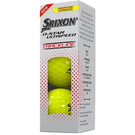 Q-Star Ultispeed Trackline Yellow Golf Balls - 2026 Model