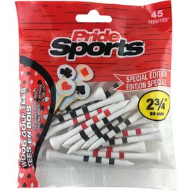 2 3/4 Inch Tees - Playing Cards - 45 Pack