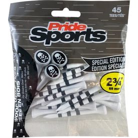 2 3/4 Inch Tees - Skull & Crossbones - 45 Pack