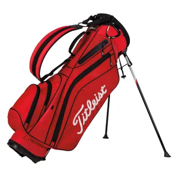 Lot Detail - Vintage Red/White Titleist Golf Bag