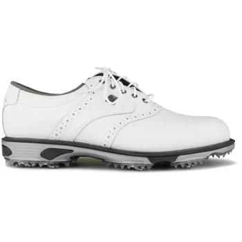 NEW! FootJoy [8] Medium Men's DRYJOYS TOUR Croc Spikes Golf Shoes-White,  53612