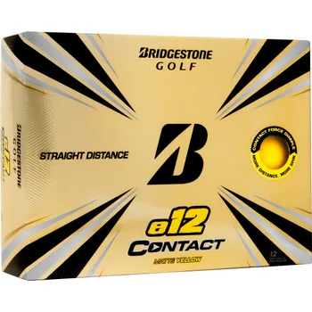 Bridgestone e12 Contact Matte Yellow Golf Balls - Golfballs.com