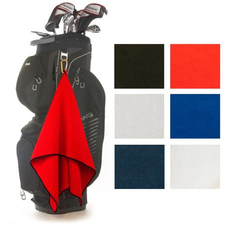 Team Golf Louisville Cardinals Microfiber Red Golf Towel w/ Carabiner 15x15  New