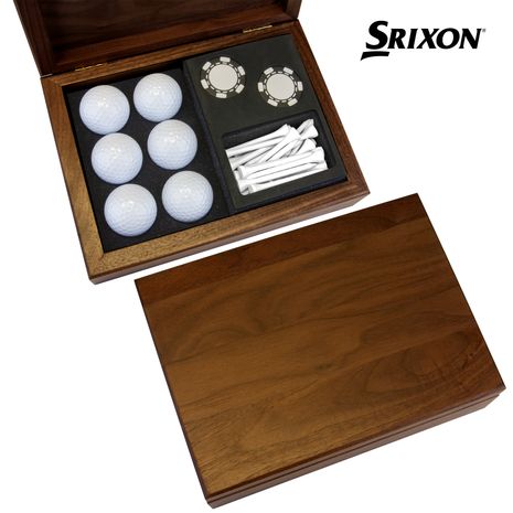 Golf Ball Gift Set Tees Gold Plated Pitch Repairer Newbroom Gifts Ltd.