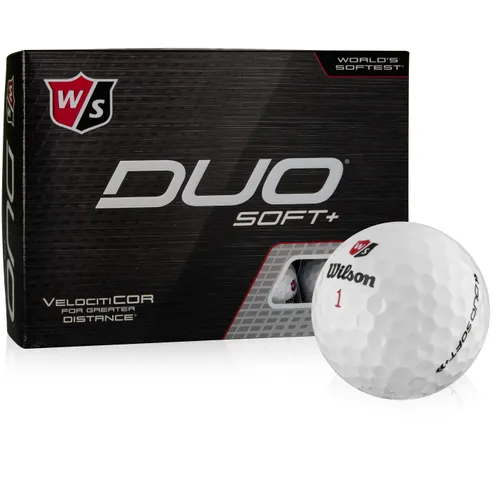 Wilson Staff White Duo Soft+ Golf Balls