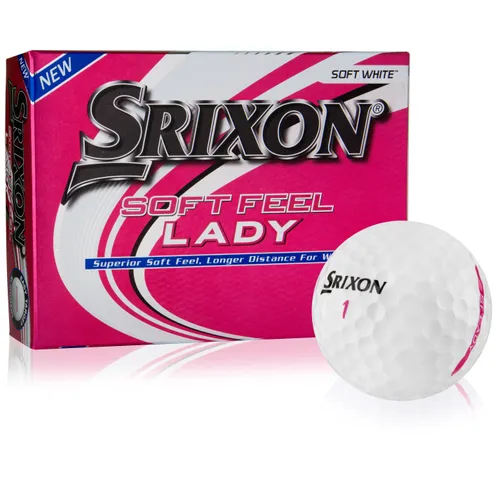 Srixon White Soft Feel Lady 7 Personalized Golf Balls
