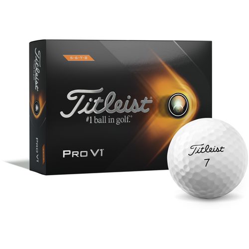 Titleist White 2021 Pro V1 High Number Personalized Golf Balls