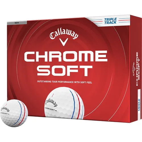 Callaway Golf Chrome Soft Triple Track Personalized Golf Balls - 2026 Model