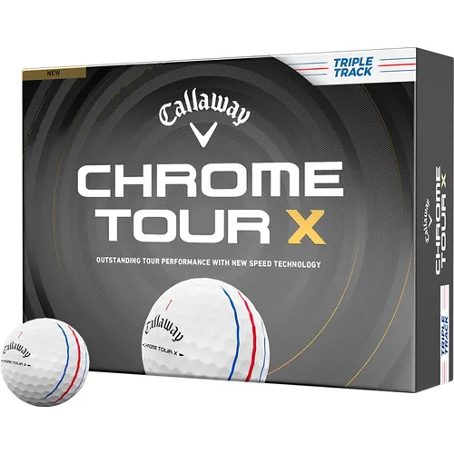 Callaway Golf Chrome Tour X Triple Track Personalized Golf Balls - 2026 Model