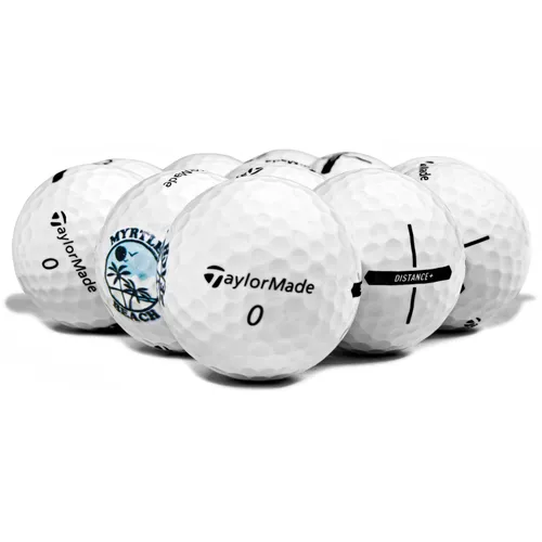 Taylor Made Distance+ Logo Overrun Golf Balls