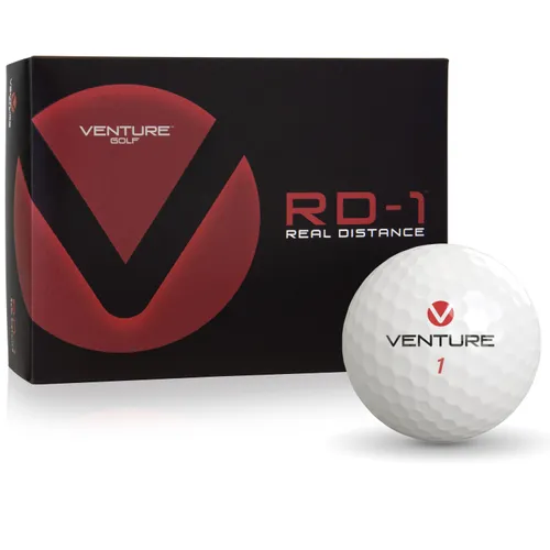 Venture Golf White RD-1 Personalized Golf Balls