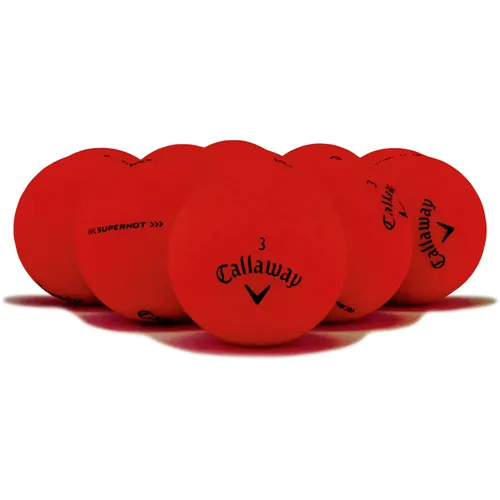 Callaway Golf Superhot Bold Red Bulk Golf Balls