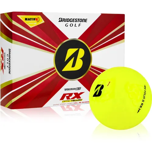 Bridgestone Tour B RX Yellow Golf Balls