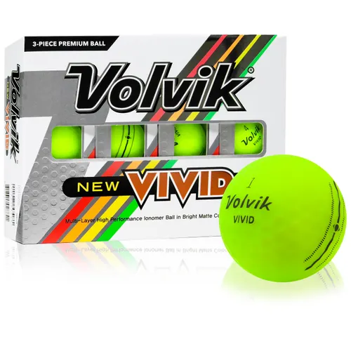 Volvik 2022 Vivid Matte Green Personalized Golf Balls