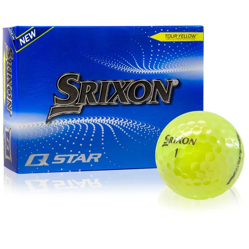 Srixon 2022 Q-Star 6 Yellow Golf Balls