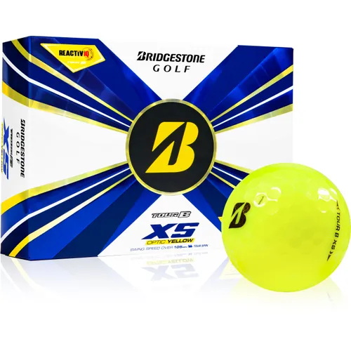 Bridgestone Tour B XS Personalized Yellow Golf Balls