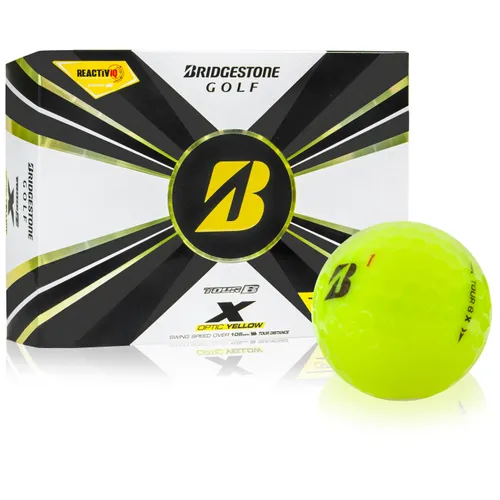 Bridgestone 2022 Tour B X Yellow Personalized Golf Balls
