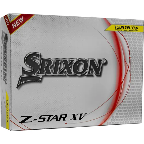 Srixon Z-Star XV 8 Yellow Personalized Golf Balls