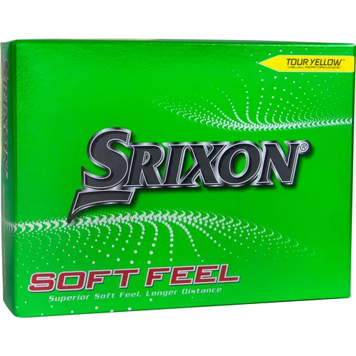 Srixon Soft Feel 13 Yellow Personalized Golf Balls