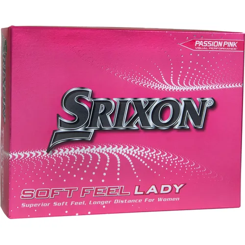 Srixon Soft Feel Lady 8 Pink Personalized Golf Balls