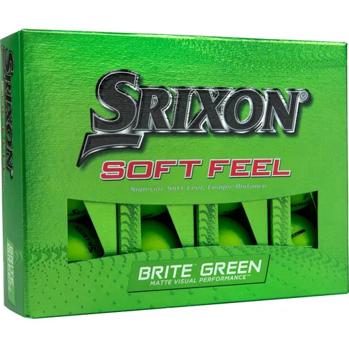 Srixon Soft Feel 13 Brite Green Personalized Golf Balls