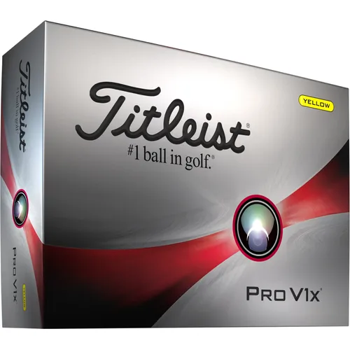 Titleist 2023 Pro V1x Yellow Personalized Golf Balls