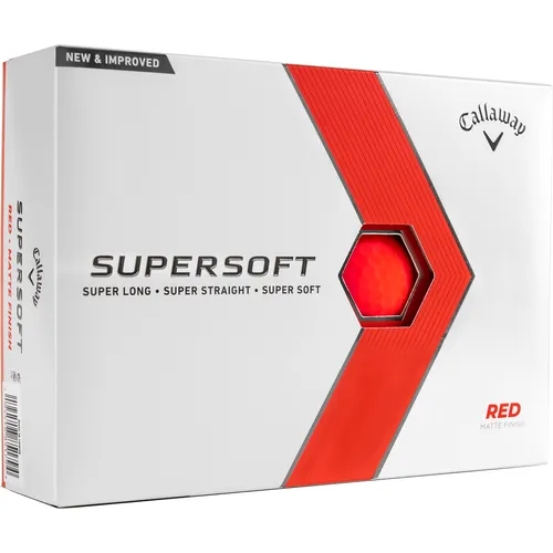 Callaway Golf Supersoft Matte Red Golf Balls