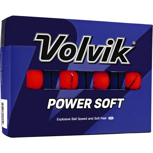 Volvik Power Soft Red Golf Balls