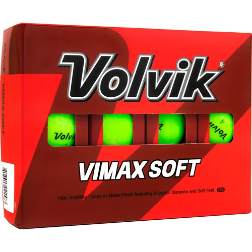 Volvik VIMAX Soft Matte Green Golf Balls