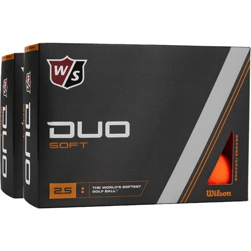 Wilson Duo Soft Orange Golf Balls - Double Dozen