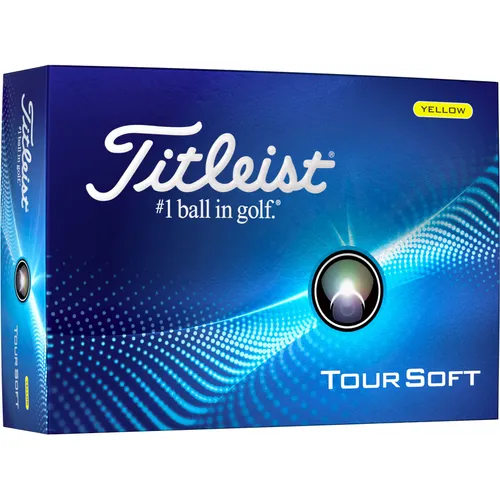 Titleist Tour Soft Yellow Personalized Golf Balls - 2024 Model