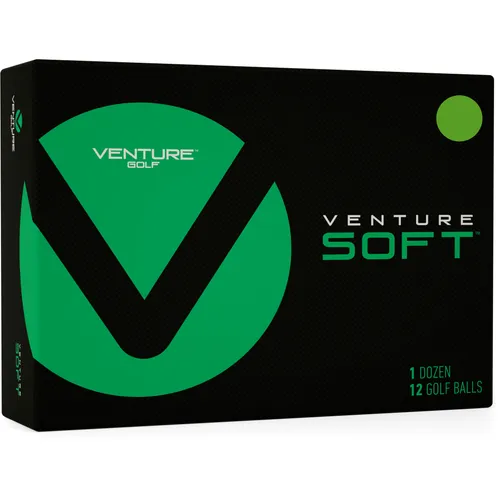 Venture Golf Soft Matte Green Personalized Golf Balls