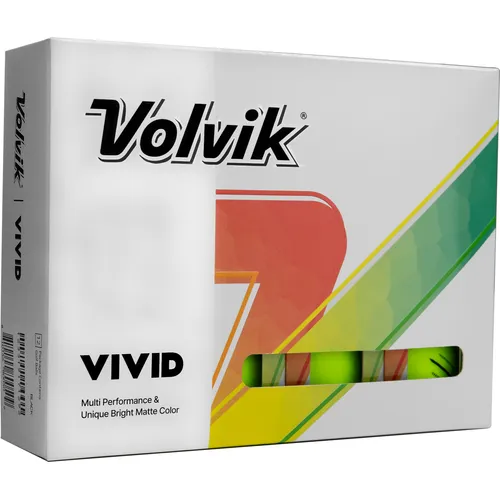 Volvik Vivid Matte Green Personalized Golf Balls