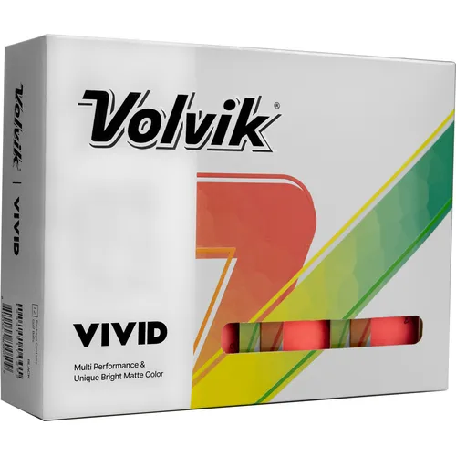 Volvik Vivid Matte Pink Personalized Golf Balls