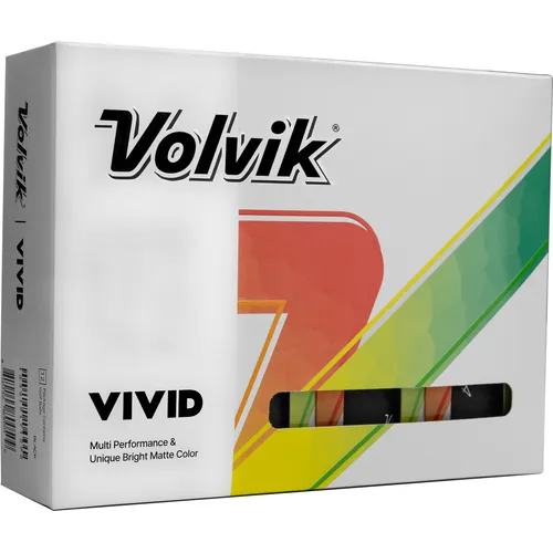 Volvik Vivid Matte Black Golf Balls