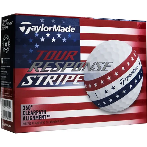 Taylor Made Tour Response Stripe USA Golf Balls