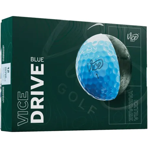 Vice Golf Drive Blue Personalized Golf Balls