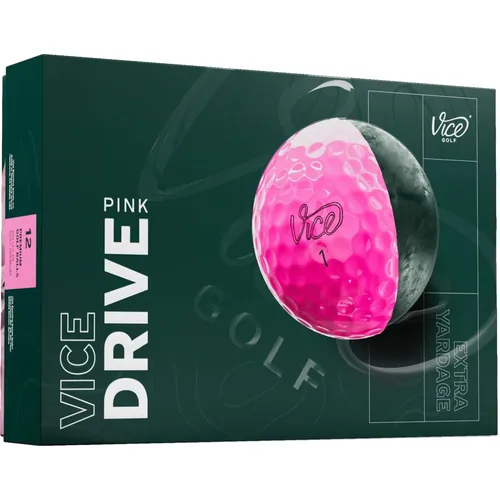 Vice Golf Drive Pink Personalized Golf Balls