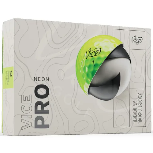 Vice Golf Pro Neon Lime Personalized Golf Balls