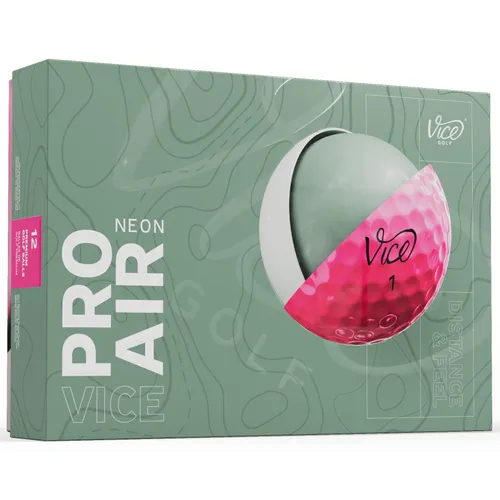 Vice Golf Pro Air Neon Pink Personalized Golf Balls