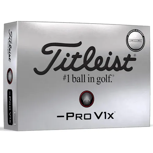 Titleist Pro V1x Left Dash Enhanced Alignment Personalized Golf Balls
