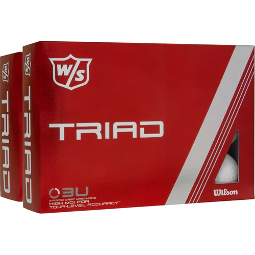 Wilson Triad Golf Balls - Double Dozen