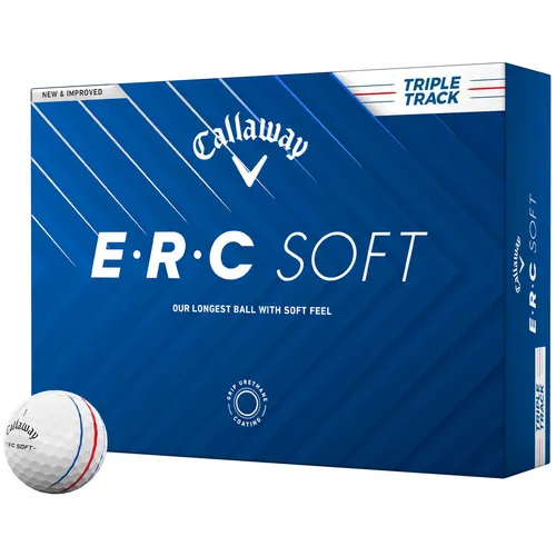 Callaway Golf ERC Soft Triple Track Personalized Golf Balls - 2025 Model