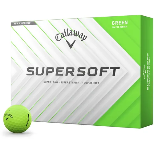 Callaway Golf Supersoft Matte Green Personalized Golf Balls - 2025 Model