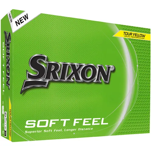 Srixon Soft Feel 14 Yellow Personalized Golf Balls - 2025 Model