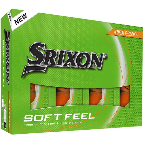 Srixon Soft Feel 14 Brite Orange Personalized Golf Balls - 2025 Model