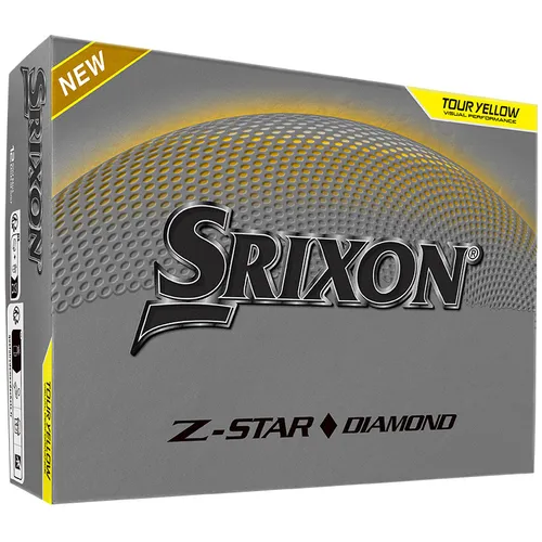 Srixon Z-Star Diamond 3 Yellow Personalized Golf Balls - 2025 Model